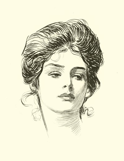 Illustratie voor De Sociale Ladder door Charles Dana Gibson