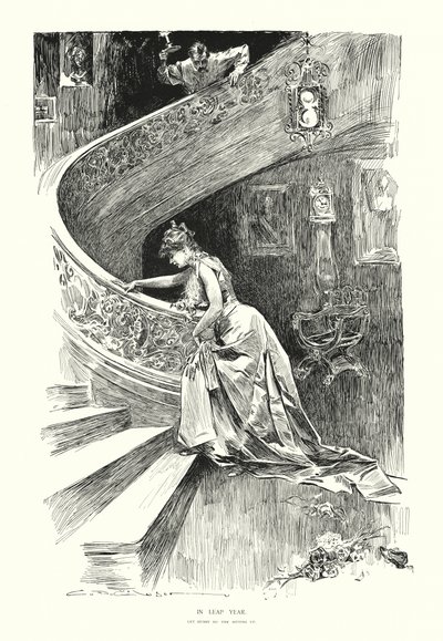In Schrikkeljaar door Charles Dana Gibson