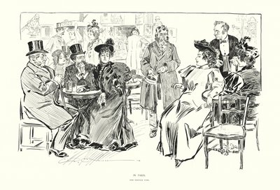 In Parijs door Charles Dana Gibson