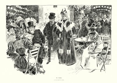 In Parijs door Charles Dana Gibson