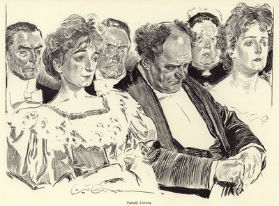 Geduldig luisteren door Charles Dana Gibson