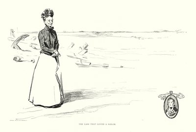 Het Meisje dat van een Zeeman Hield door Charles Dana Gibson