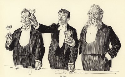De koningin, De koninklijke toast door Charles Dana Gibson