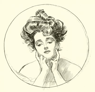De mooie weduwe door Charles Dana Gibson