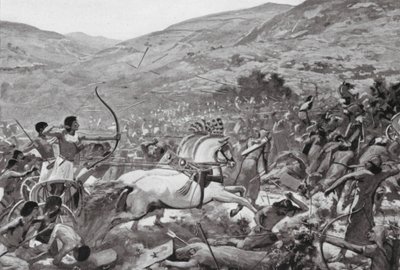 Sety I in Syrië, XIXe dynastie door Charles Daniel Ward