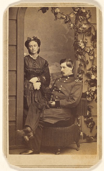 [Generaal George Brinton McClellan en zijn vrouw]. door Charles DeForest Fredricks