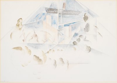 Bermuda, masten en gebladerte door Charles Demuth