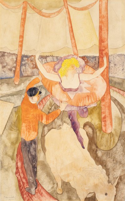 Ruiter en assistent door Charles Demuth