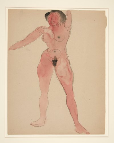 Vrouwelijk naakt door Charles Demuth