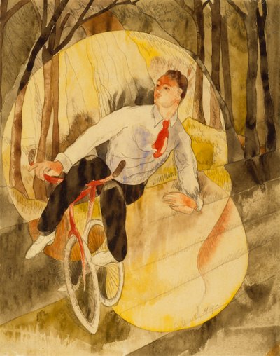 In Vaudeville: Fietser door Charles Demuth