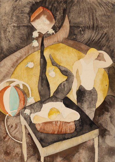 In Vaudeville: Twee Acrobaat-Jongleurs door Charles Demuth