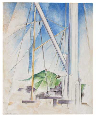 In de Toonsoort van Blauw, c.1919 door Charles Demuth