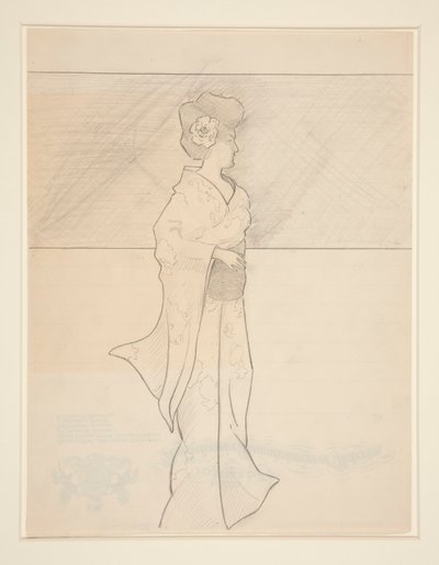 Japanse Dame door Charles Demuth