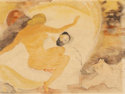 Nana en graaf Muffat door Charles Demuth