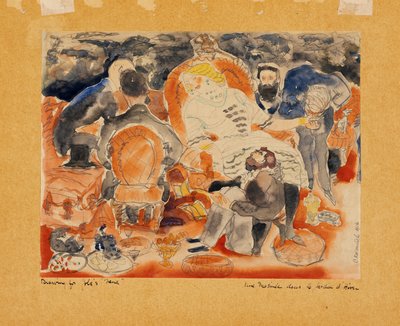 Nana en haar mannen door Charles Demuth