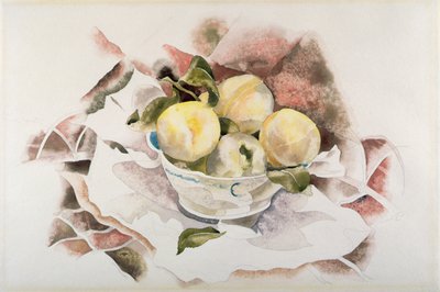 Stilleven, perziken, ca.1922 door Charles Demuth