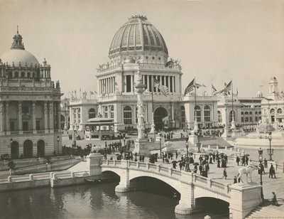 Administratiegebouw op de Wereldtentoonstelling van Chicago, 1893 door Charles Dudley Arnold