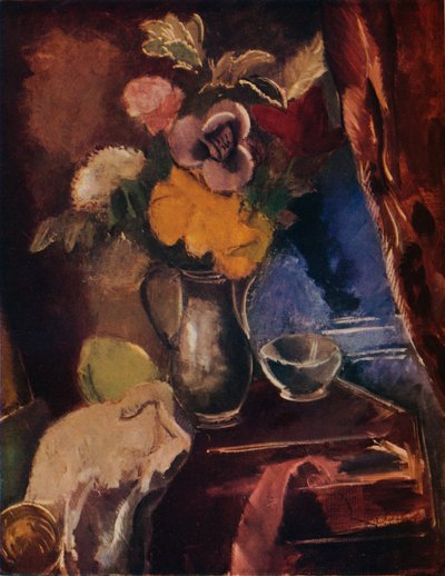 Vaas met bloemen door Charles Dufresne