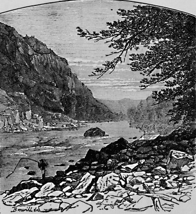 De Beneden Cañon, 1883 door Charles E. H. Bonwill