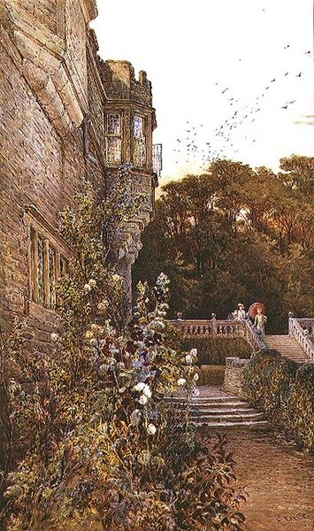 Op het Terras, Haddon Hall door Charles Earle