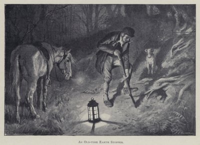 Een Oude Tijd Aardstopper (lithografie) door Charles Edmund (after) Brock