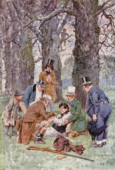 Illustratie voor The Pickwick Papers door Charles Dickens door Charles Edmund (after) Brock