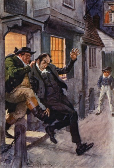 Illustratie voor The Pickwick Papers door Charles Dickens door Charles Edmund (after) Brock