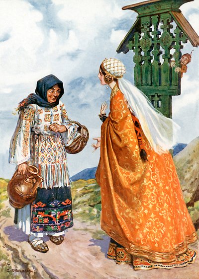  door Charles Edmund (after) Brock