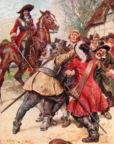 Voordat ik aan verzet kon denken, werden er stevige touwen om me heen gegooid door Charles Edmund Brock