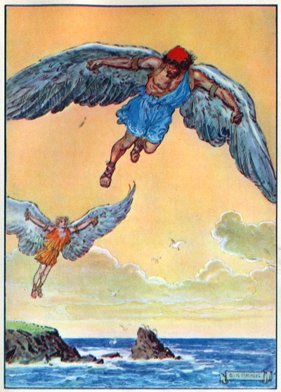 Daedalus en Icarus, uit 