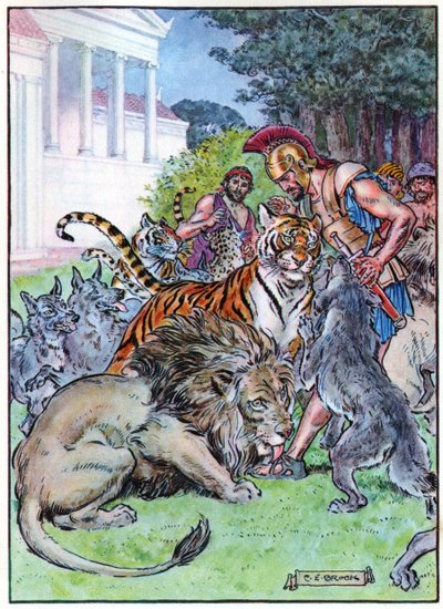 Eurylochus en de Leeuwen, uit 