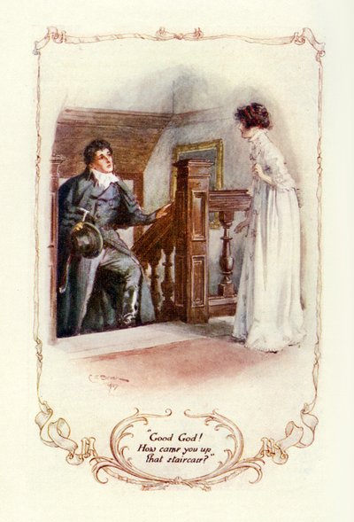 Goede God! Hoe kwam je die trap op? door Charles Edmund Brock