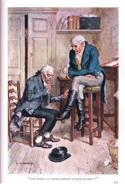 Haar naam is daar niemand binnen gehoorafstand door Charles Edmund Brock