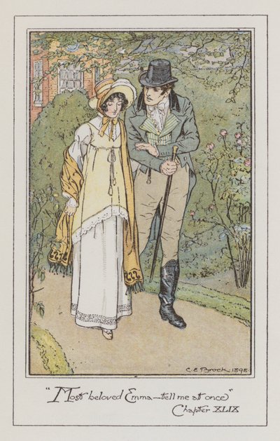 Illustratie voor Emma door Jane Austen door Charles Edmund Brock