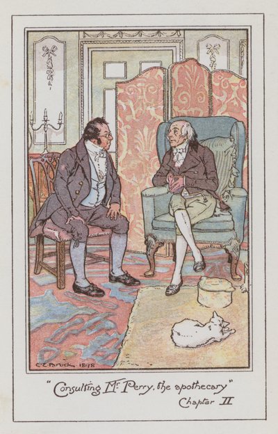 Illustratie voor Emma door Jane Austen door Charles Edmund Brock