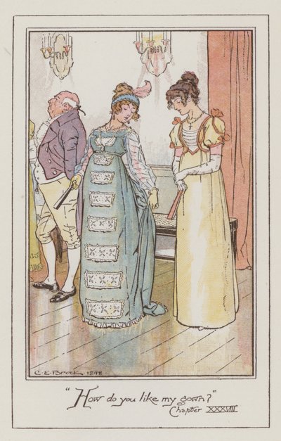 Illustratie voor Emma door Jane Austen door Charles Edmund Brock