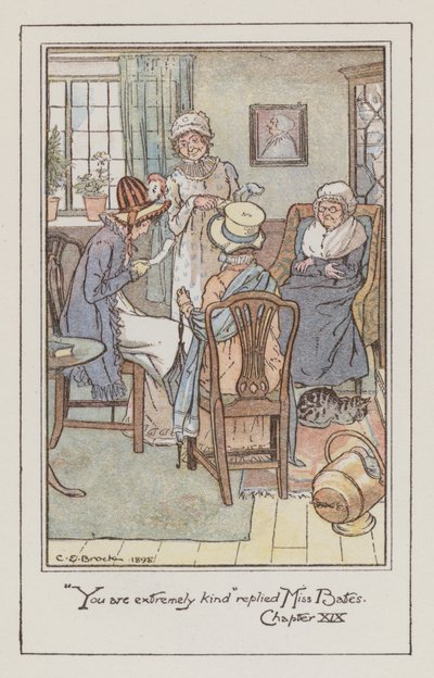 Illustratie voor Emma door Jane Austen door Charles Edmund Brock