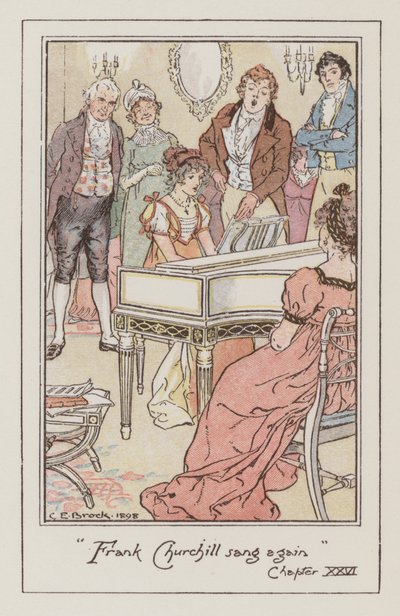 Illustratie voor Emma door Jane Austen door Charles Edmund Brock