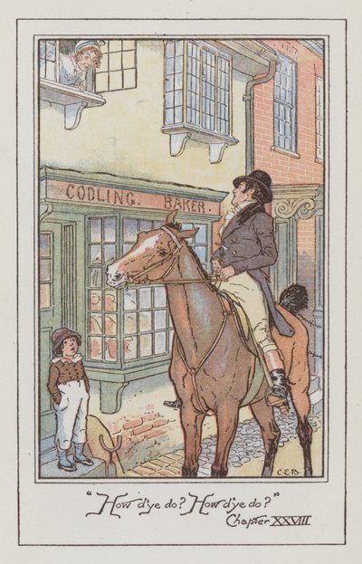 Illustratie voor Emma door Jane Austen door Charles Edmund Brock