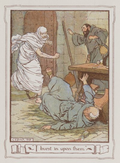 Illustratie voor Ivanhoe door Sir Walter Scott door Charles Edmund Brock