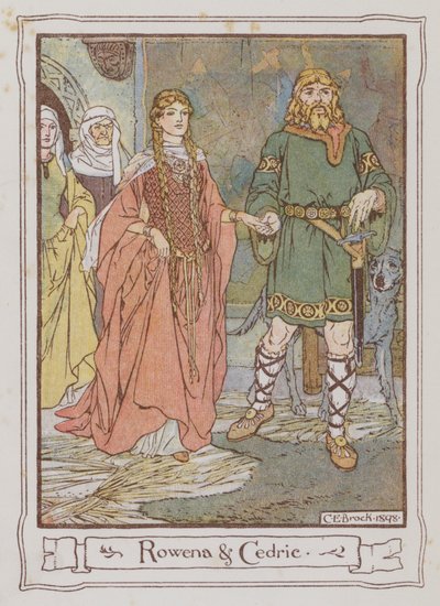 Illustratie voor Ivanhoe door Sir Walter Scott door Charles Edmund Brock