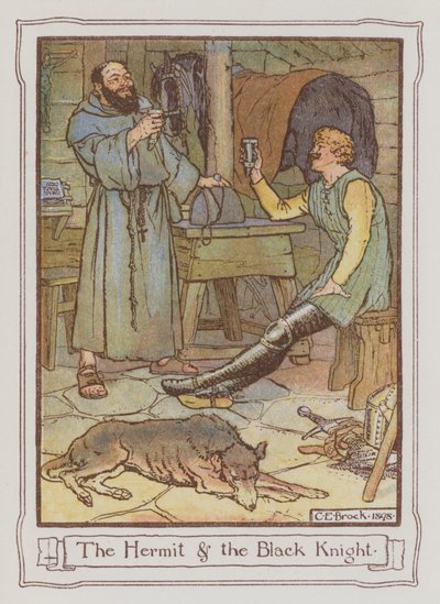 Illustratie voor Ivanhoe door Sir Walter Scott door Charles Edmund Brock