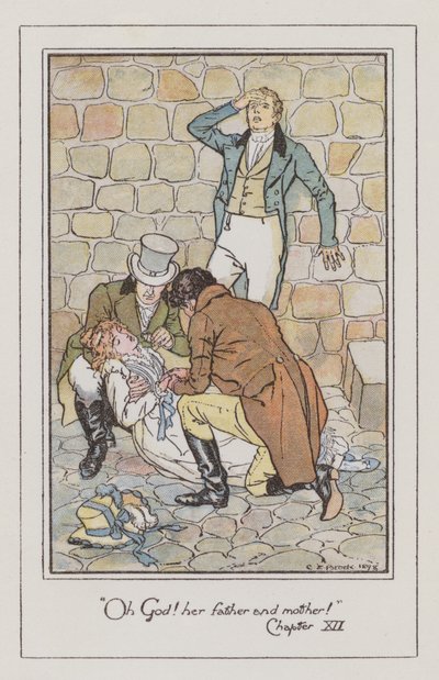 Illustratie voor Persuasion door Charles Edmund Brock
