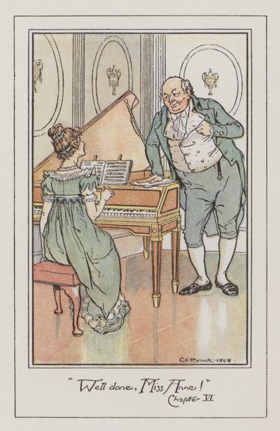 Illustratie voor Persuasion door Charles Edmund Brock