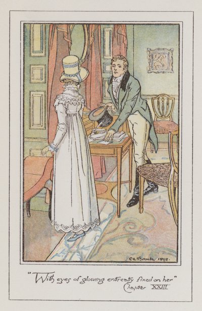 Illustratie voor Persuasion door Charles Edmund Brock