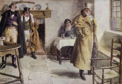 Illustratie voor The Broad Highway a Romance of Kent door Charles Edmund Brock