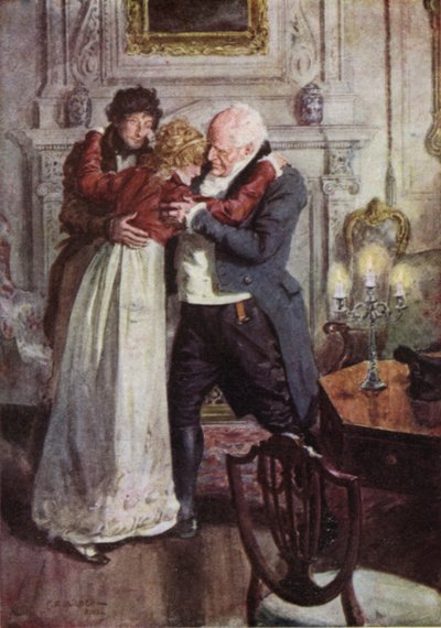 Illustratie voor The Broad Highway a Romance of Kent door Charles Edmund Brock