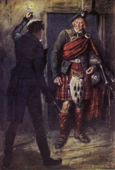 Illustratie voor The Broad Highway a Romance of Kent door Charles Edmund Brock