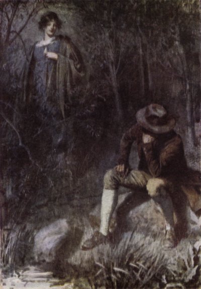 Illustratie voor The Broad Highway a Romance of Kent door Charles Edmund Brock