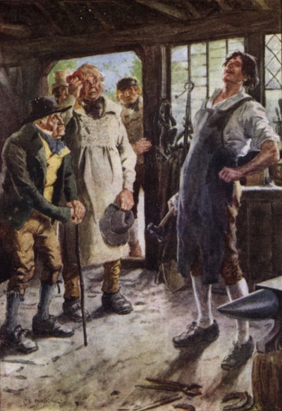 Illustratie voor The Broad Highway a Romance of Kent door Charles Edmund Brock